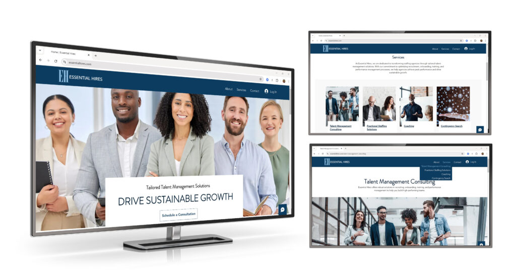 Essential Hires website