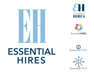 essential hires logo design